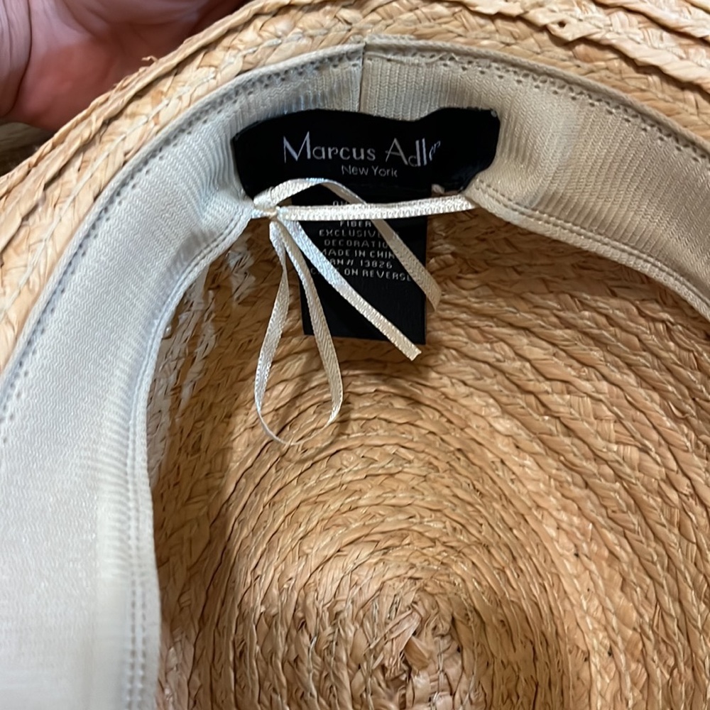 Marcus Adler tassel straw beach hat - Picture 3 of 3